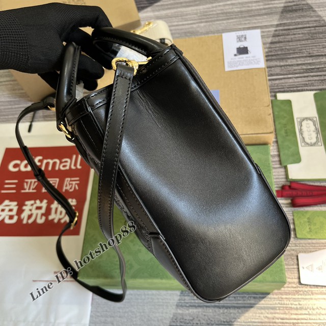 Gucci專櫃2022新款壓花G原廠皮女包 古馳GG Matelassé迷你手提包728309 gqy4306